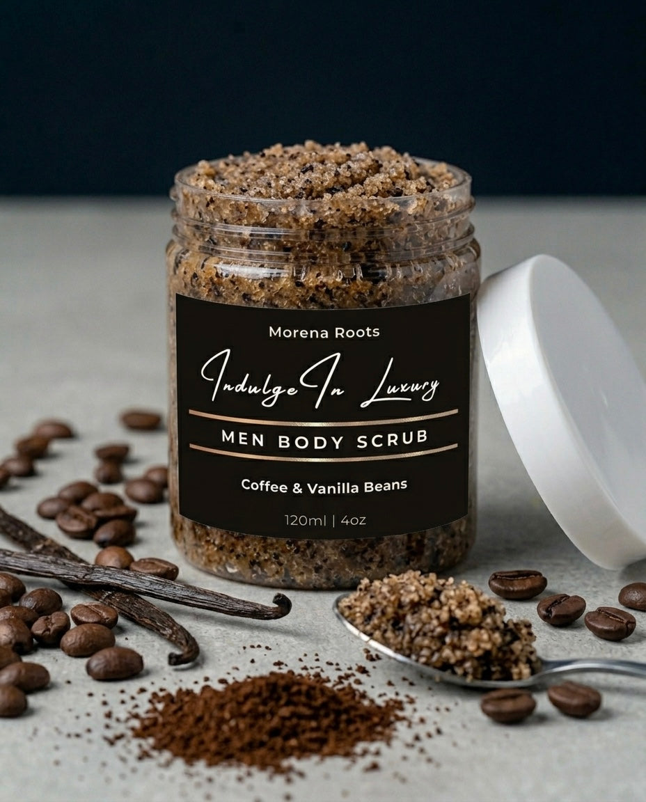 Men Coffee & Vanilla Beans Body Scrub