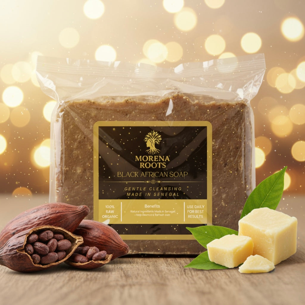 (Pre-Order) 100% Raw African Black Soap ( 8oz )