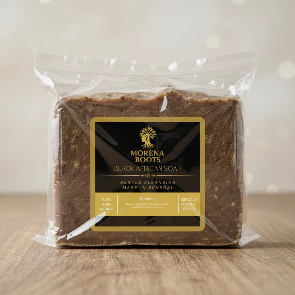 (Pre-Order) 100% Raw African Black Soap ( 8oz )