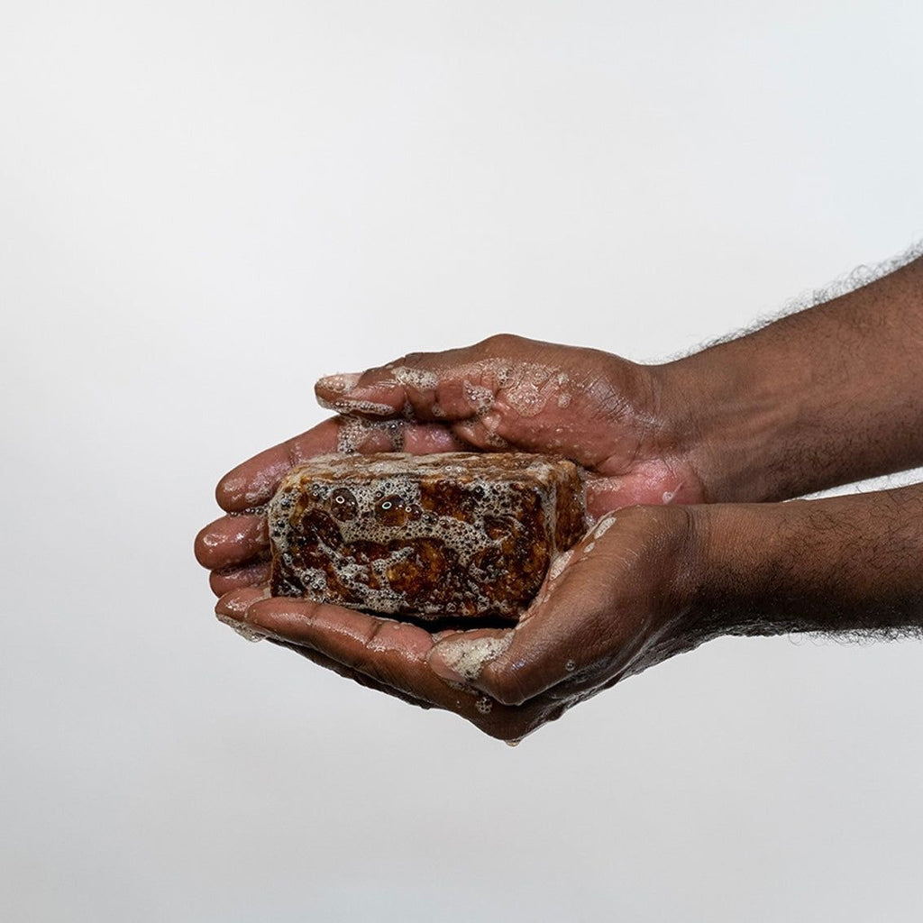 100% Raw African Black Soap