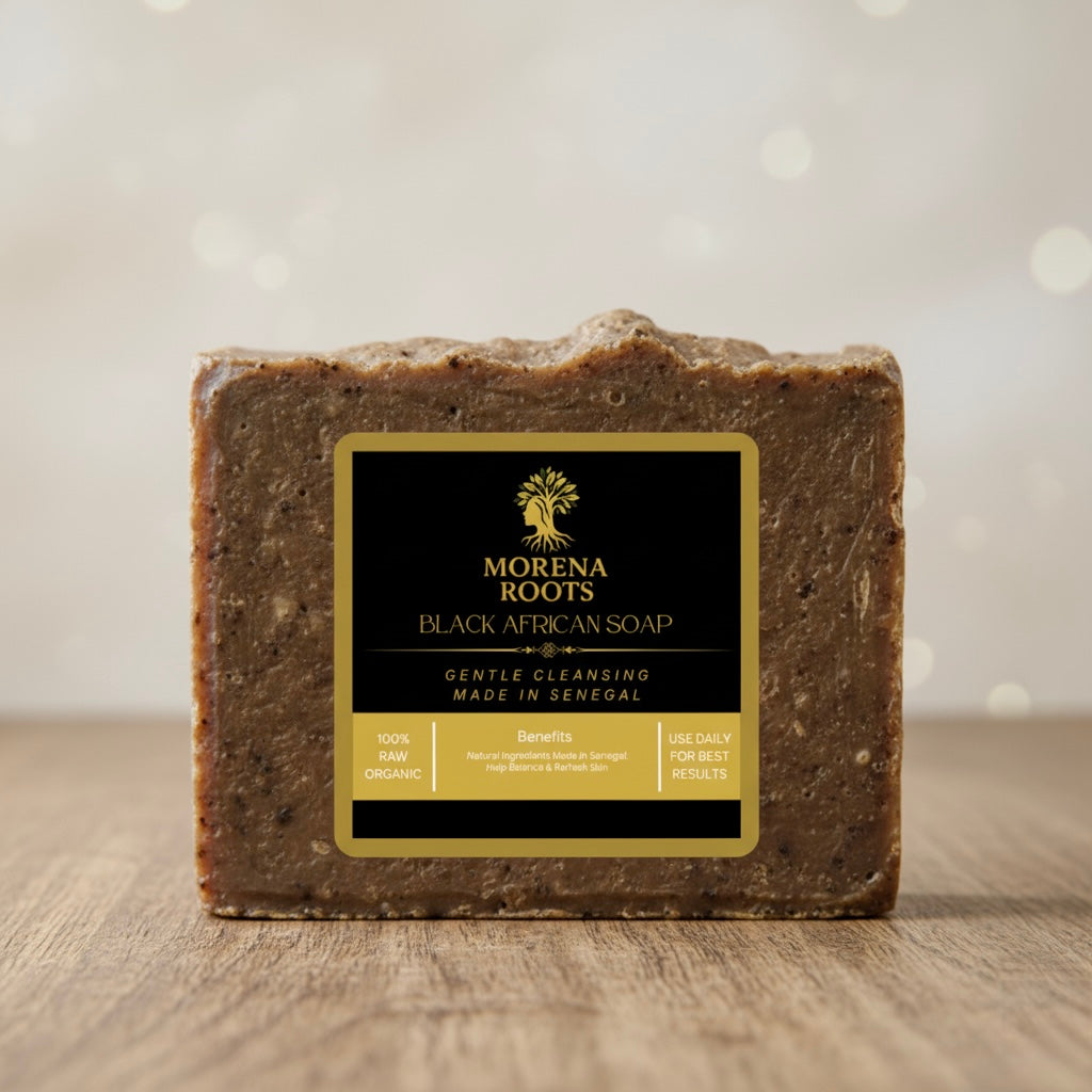 (Pre-Order) 100% Raw African Black Soap ( 8oz )